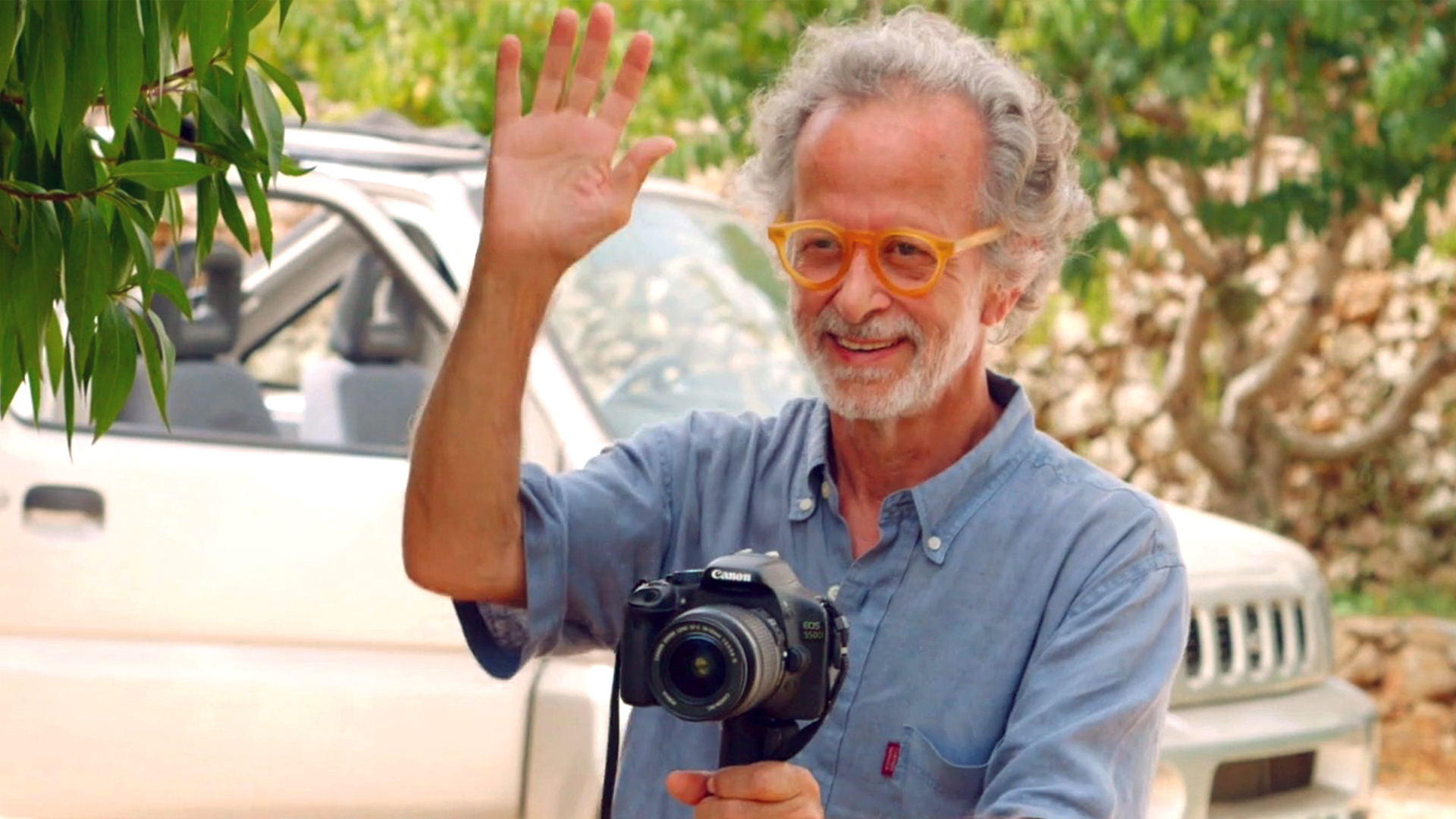 Fernando Colomo, director de El caballero del dragón, durante el rodaje de Isla Bonita