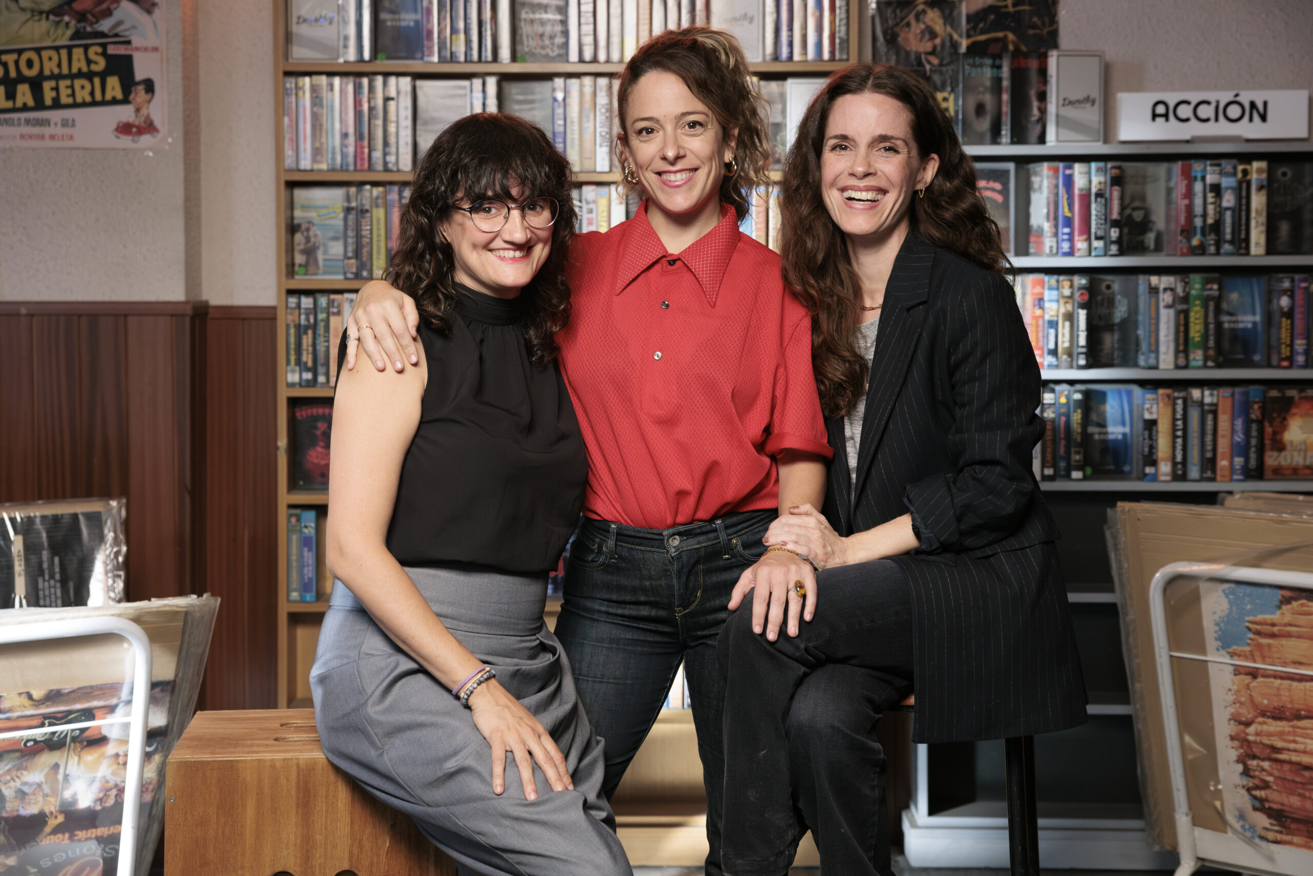 Andrea Jaurrieta, Laura Campos y Núria Gago